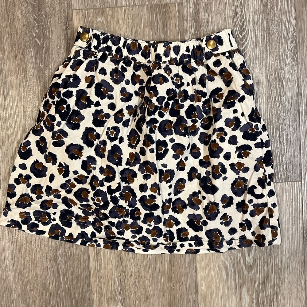 Crewcuts Leopard Print Skirt - Size 8